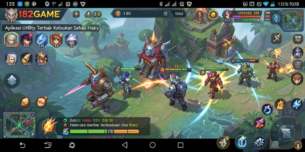 Tampilan antarmuka 182GAME yang sederhana dan fungsional.