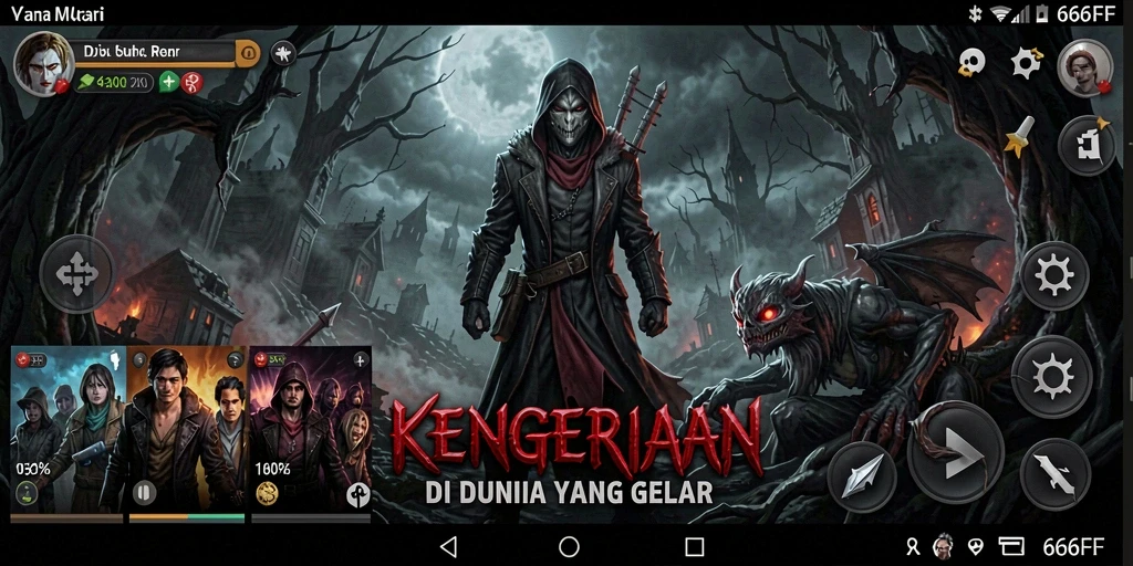 Gameplay menegangkan dengan kegelapan yang menghantui.
