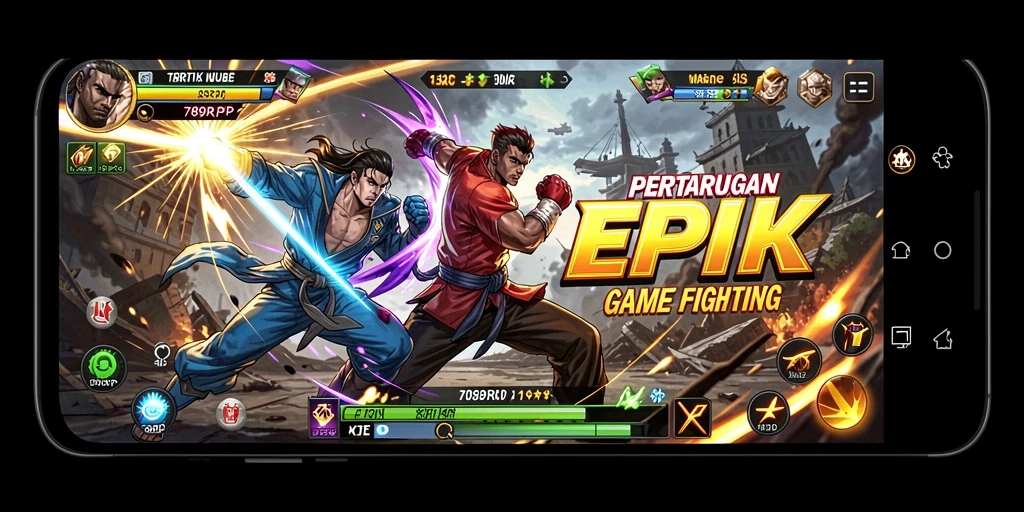 Screenshot gameplay 789RP yang intens dan mendebarkan.