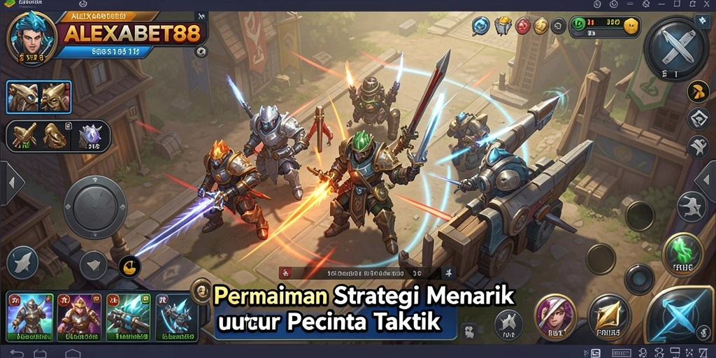 Tampilan menarik dari gameplay ALEXABET88 yang penuh strategi.