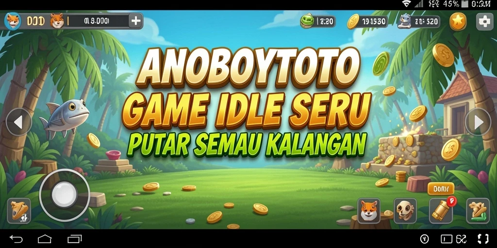 Screenshot gameplay ANOBOYTOTO yang menampilkan karakter sedang beraksi.