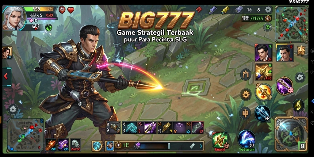 Tampilan gameplay <strong>BIG777</strong> menunjukkan pertarungan strategi yang intens.