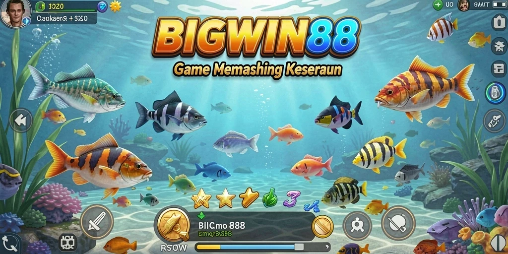 Gameplay seru BIGWIN88 dengan aksi memancing yang mendebarkan.