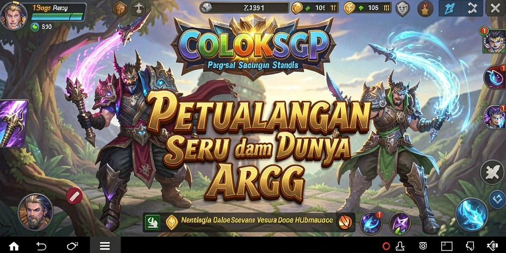 Tampilan gameplay seru dari COLOKSGP yang penuh aksi.