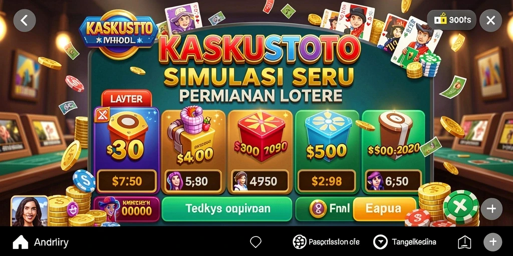 Screenshot gameplay KASKUSTOTO memperlihatkan momen seru pengguna saat bermain.