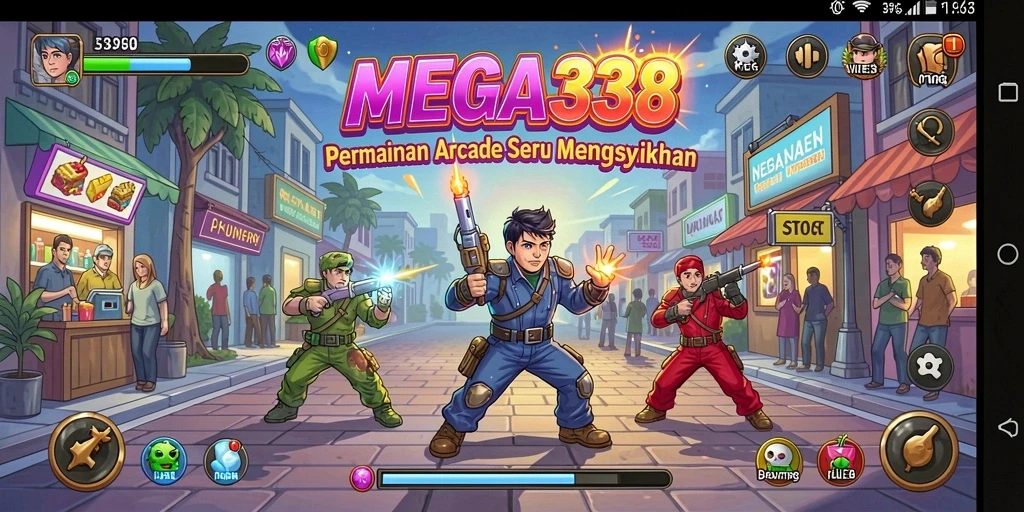 Tampilan gameplay MEGA338 yang menarik dan penuh aksi.