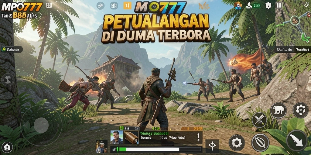 Tampilan mendalam gameplay Open World MPO777 yang penuh aksi.