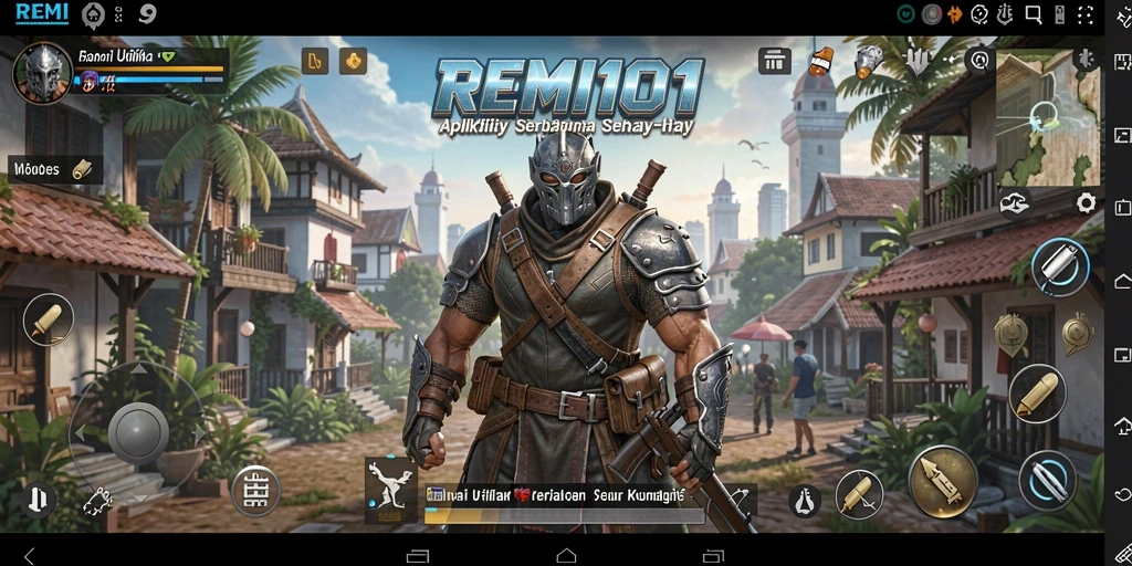 Screenshot utama REMI101 menunjukkan fitur pengingat dan catatan yang terorganisir.
